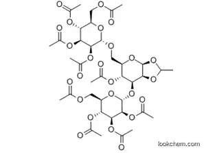 Molecular Structure of 230953-17-0 (O-2,3,4,6-Tetra-O-acetyl-a-D-mannopyranosyl-(1-3)-O-[2,3,4,6-tetra-O-acetyl-a-D-mannopyranosyl-(1-6)]-1,2-O-ethylidene--D-mannopyranose Acetate)